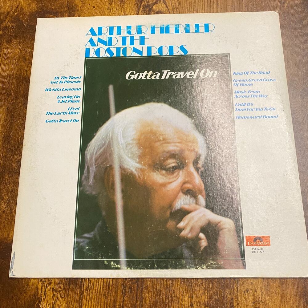Arthur Fiedler And The Boston Pops Gotta Travel On Vinyl LP Polydor 5035